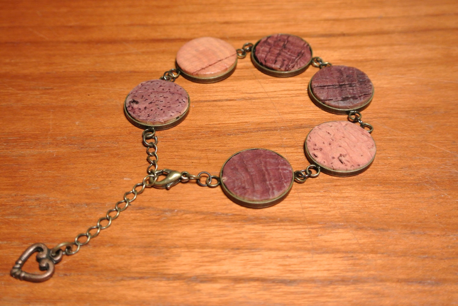 Cork Disk Bracelet