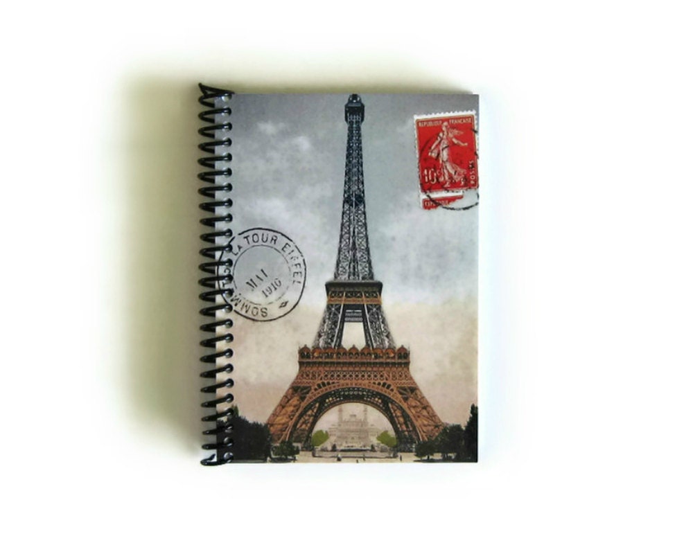 Eiffel Tower - Notebook Spiral Bound - 4 x 6