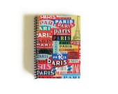 Paris Labels - Spiral Notebook - 4 x 6