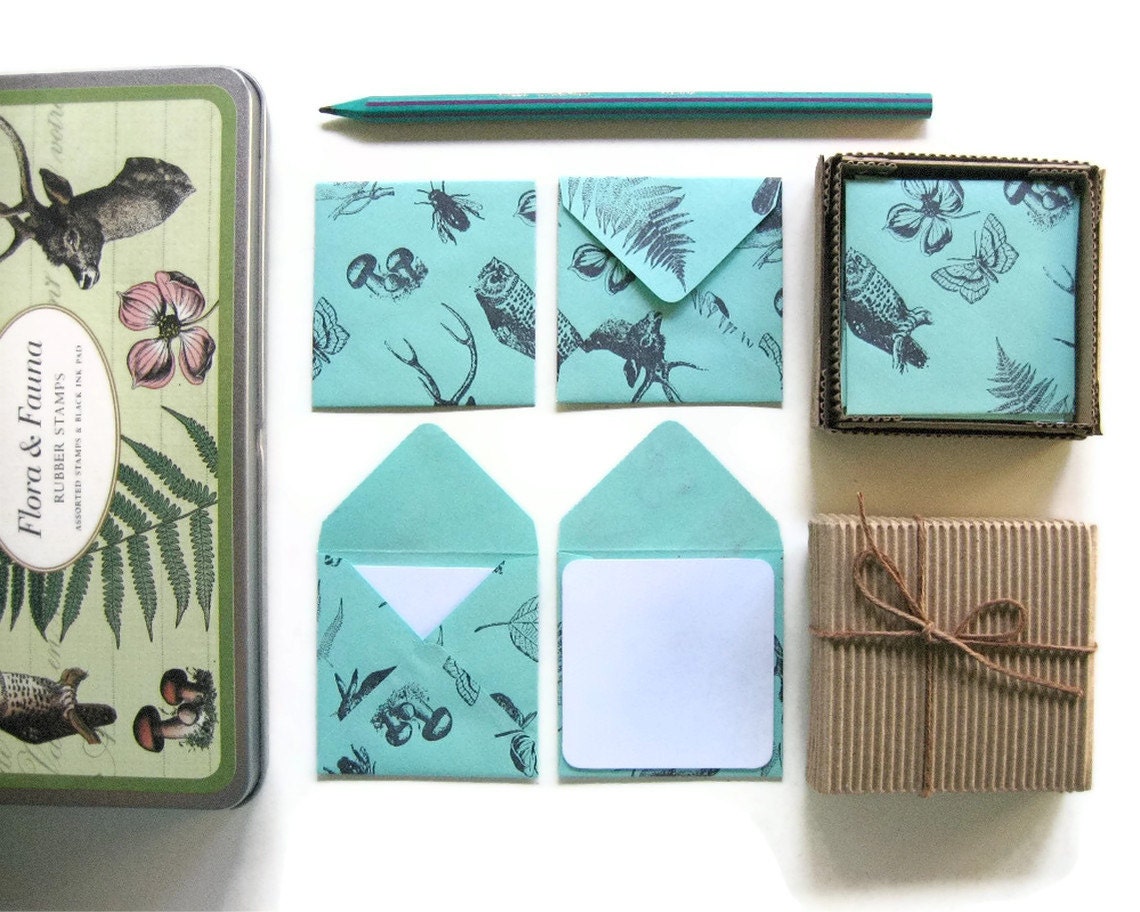 Flora and Fauna - Mini Stationery Set