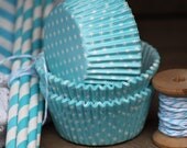 Ocean Blue Mini Stars Paper Cupcake Liners Set of 25 Baking Cups Il_170x135