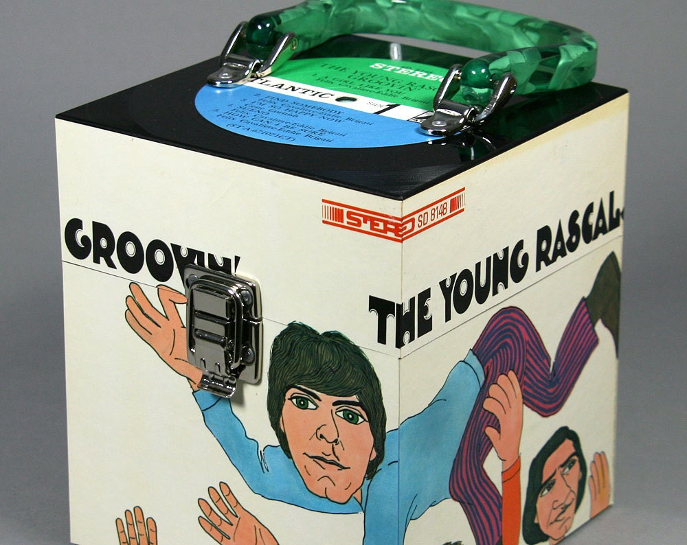 Groovin' CD Case or Keepsake Box Handmade from Recycled Record - Young Rascals