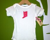 Hoosier Love Onesie Pink (6-9 month)