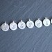 1/2 inch Sterling Silver Handstamped Charm, Personalized Initial Charm
