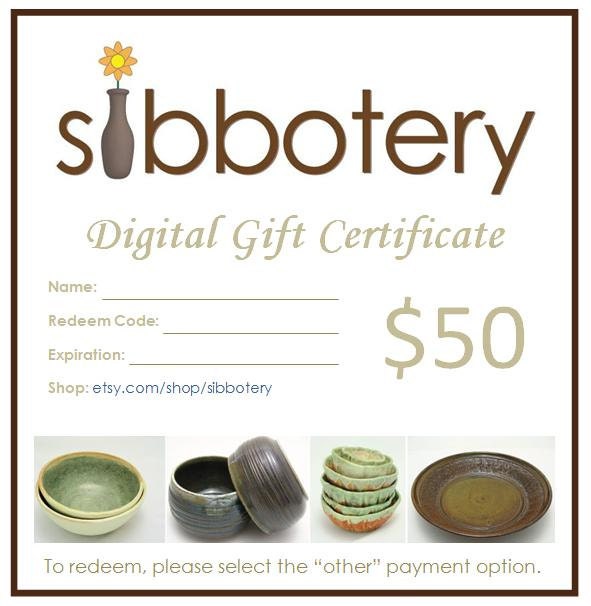 Gift Certificate 50