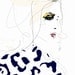 RESERVED listing for  alexishross Draw the Line  -  Fashion Illustration Art Print