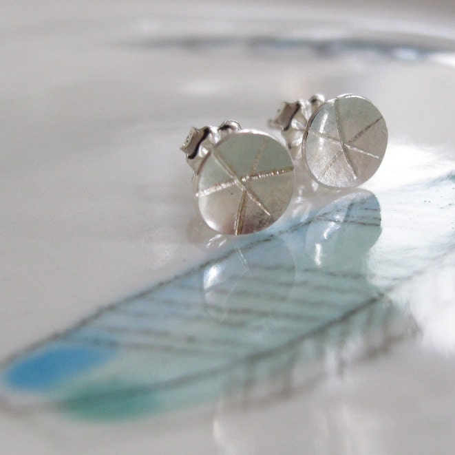 petite sterling post earrings
