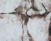 The Life...: Original Acrylic Painting of a sleeping cat