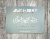 Bicycles Wedding Invitation