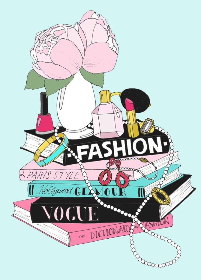 Fashion Book Stack... Small