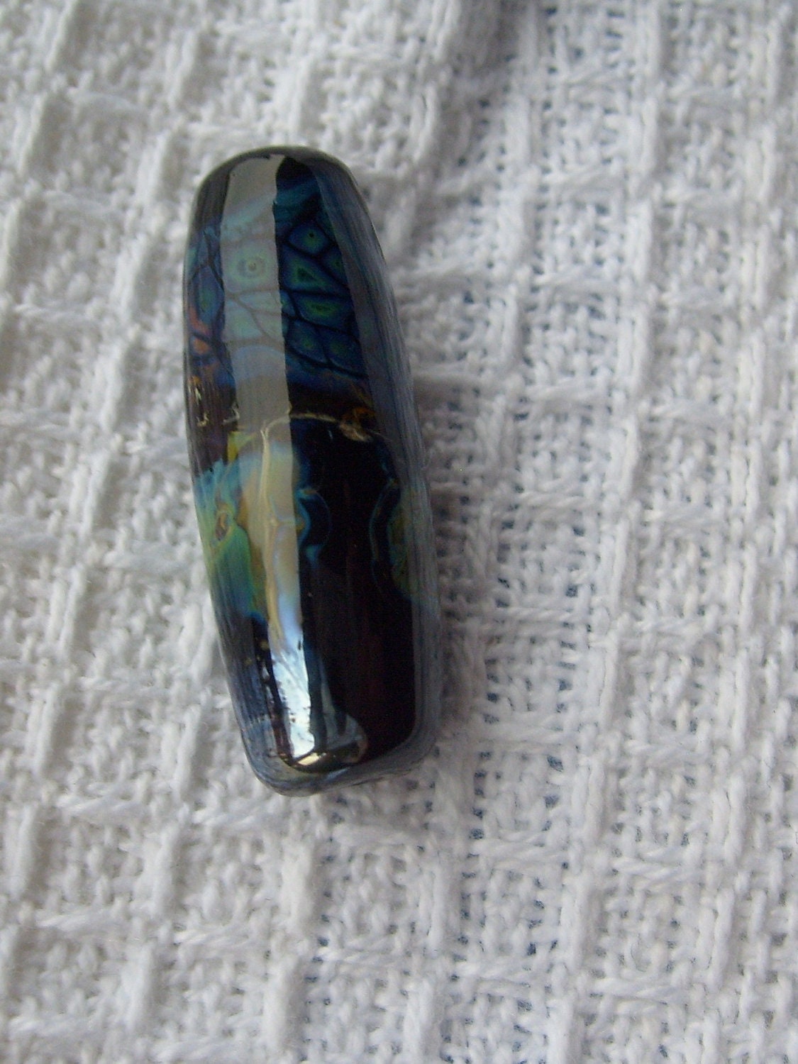 SALE    Handmade Focal Bead, Mystic Midnight