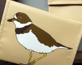 Plover Coin Purse / Pouch / Wallet -- Eco Friendly--Birder Gift