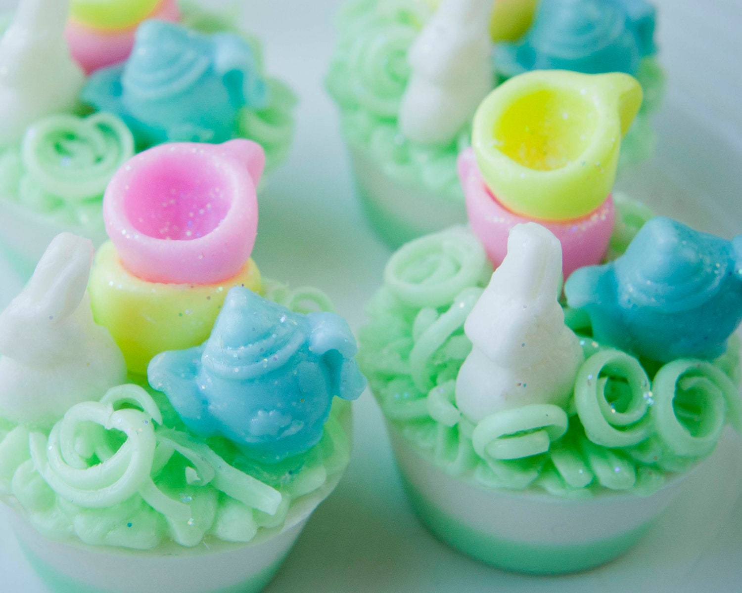 Tea for Two (Alice in Wonderland) Lolli Soap Tart ... adorable party, wedding and shower favors.