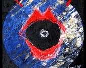 2013 20x20 textured abstract oil painting