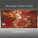 Original Abstract Painting Modern Canvas Wall Art - Title: Resurfacing by Hilary Winfield - 24x48 Inches
