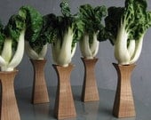 The Stand in fumed Maple for fruit/veggie display