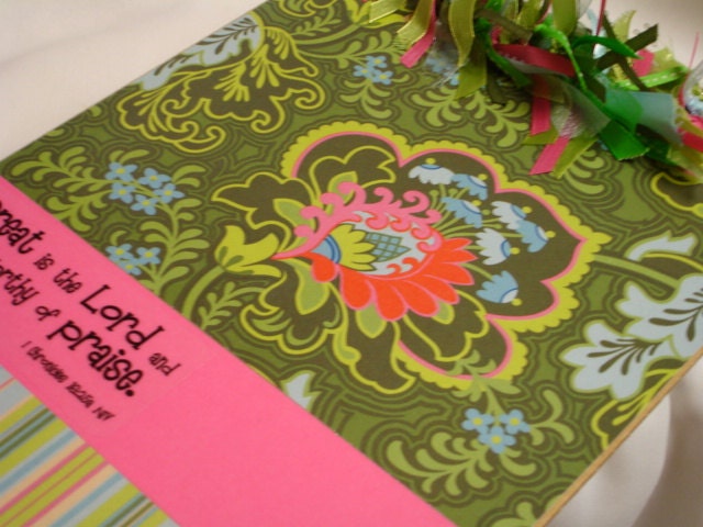 CHRISTIAN CLIPBOARD Amy Butler prints