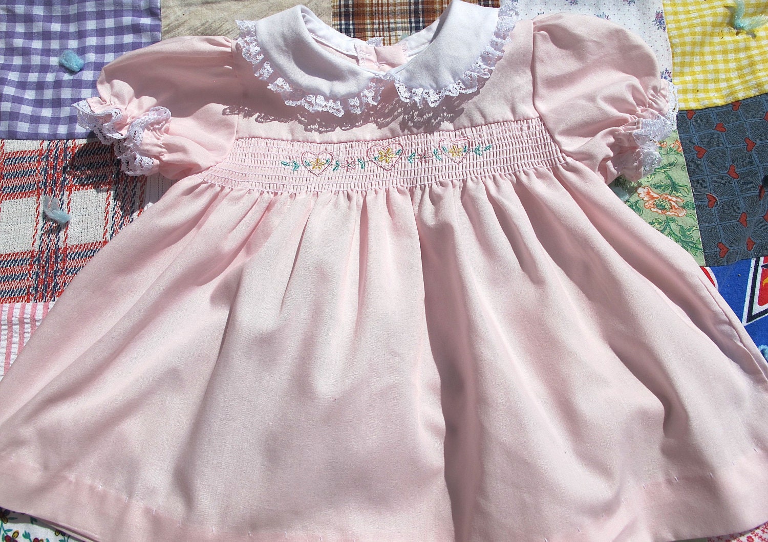 Valentine Smocked Dress 0-3 Months