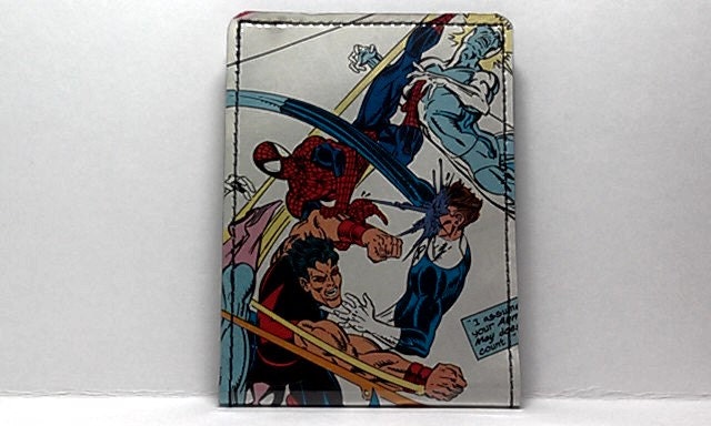 VINYL Comic Book Wallet - Vintage Spider Man vs Everybody