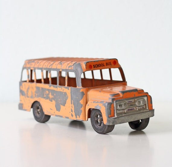 Vintage School Bus by Hubley USA