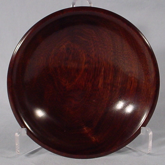 Texas Ebony Ring or Coin Dish turned wood bowl number 4640 by Bryan Tyler Nelson