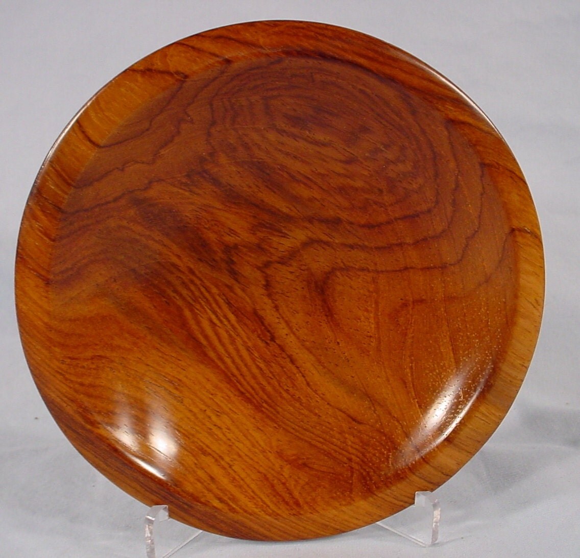 Reserve for Mike Joly only Yucatan Rosewood Ring or Coin Dish turned wood bowl number 4638 by Bryan Tyler Nelson