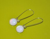 Australian Opal Earrings, Sterling Silver Earrings, Dangle Earrings Long, Opal Jewelry, 925 Sterling Silver