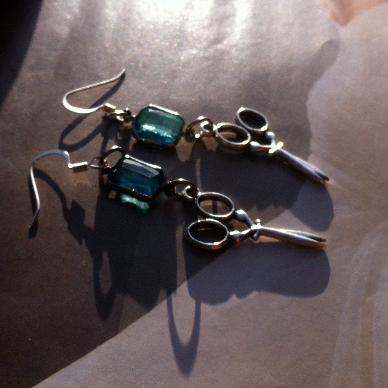 Fancy Scissor Earrings- GYPSY Hair Stylist Earrings