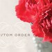 custom order for Lynne