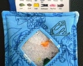 I Spy Bag - Mini with SEWN Word List and Detachable PICTURE LIST- Superman