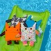 Wibbly Woo - a stuffed plush pocket monster in orange
