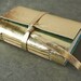 Gold Leather Journal or Sketchbook