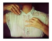 Elegant Photograph,Tie, 5x7 Print, Painterly Photo, Brown Tones, Fine Art Portrait Photography