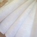 Vintage Tea Towel Finest Quality Cotton White Center Cartouche Damask Circa 1920 French Country Chic