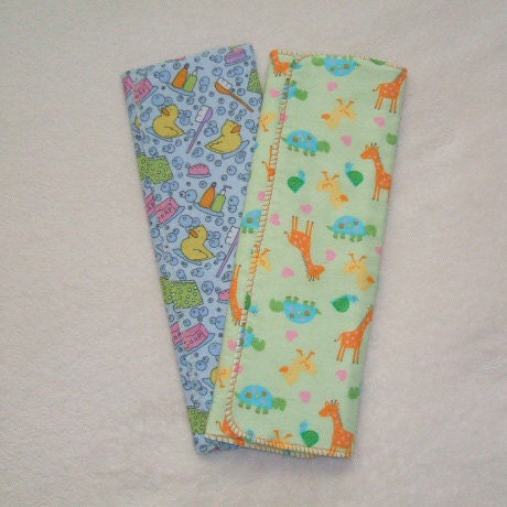Trifold inserts for cloth diapers Set of 2