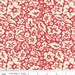 The Sweetest Thing quilt or craft fabric by Zoe Pearn for Riley Blake- Sweetest Floral in Red- 1 fat quarter