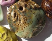 Spring Emerald Stoneware Pendant