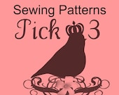 Great Value WHIMSY COUTURE pick 3 Sewing Patterns Tutorials Ebooks PDF