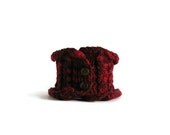 Chunky Scarflette Knitted in Red Manos del Uruguay Wool