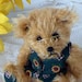 Artist Miniature OOAK Teddy Bear, 5" Sonny, by Custom Teddys