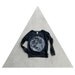 Womens shirt - raglan pullover - long sleeved tshirt - full moon print on heather black - slouchy top - spring fashion by Blackbird Tees