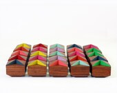 Pixie - faceted engagement ring box made from Caribbean Rosewood