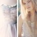 vintage 1950s lavender pastel party dress (S)
