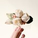 rose hair comb 'ENCHANTED' light pink vintage flowers, pastel floral