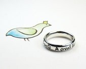 A great flame follows a little spark, Dante, size 3 (F1/2)