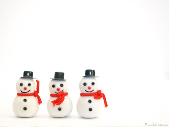 Red Scarf Snowmen Christmas Decor 8X10 Snowman Photograph Red Woodland Christmas Decor Nursery Decor Black Hat Holiday