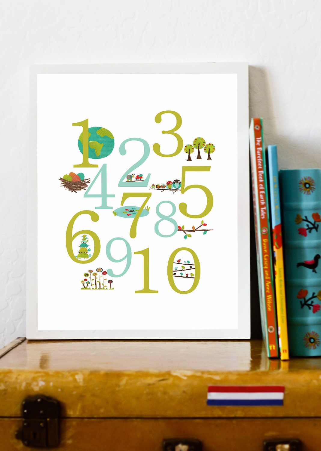 Nature Themed Number 11x14 Poster