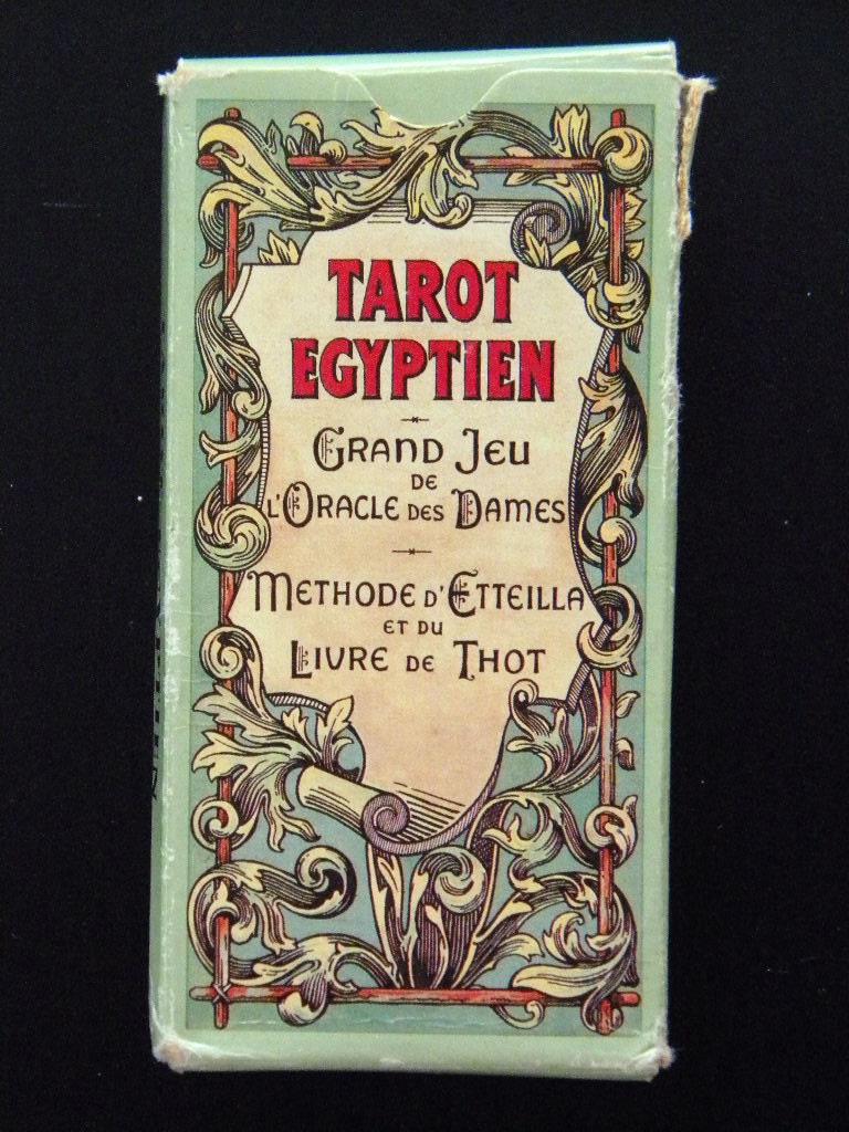 Vintage Tarot Egyptien Grand Jeu de Oracle des Dames Reproduction Deck