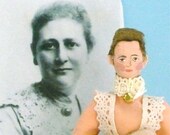 Beatrix Potter and Peter Rabbit Doll Miniature Art Collectible