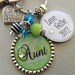 Special Godmother, Grandma, Aunt, Mom, etc. Double Pendant Keychain -Personalized Children's Names-- Nana, Mimi, Mom